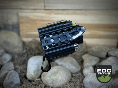 ECC Belt Rig - The Essential - Holds a Knife, writing tool, lighter, flashlight
