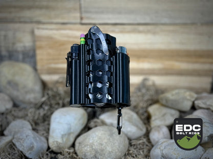 ECC Belt Rig - The Essential - Holds a Knife, writing tool, lighter, flashlight