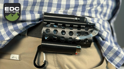 ECC Belt Rig - The Essential - Holds a Knife, writing tool, lighter, flashlight